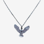 Alloy Silver Chain with Eagle Locket / Necklace specially gift for Girls / Women /Boys / Men - Image 2