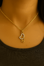 Alloy Golden Chain with Locket / Necklace Specially gift for Girls