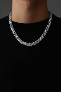 Silver Stainless Steel Italian Thin Cuban Chain For Men/Boys Neck