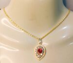 New Fashion Alloy Golden Chain with Locket / Necklace for Girls - Image 2