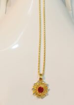 New Fashion Alloy Golden Chain with Zircon Locket / Necklace for Girls - Image 5