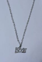 Silver Chain with Zircon Love Locket / Necklace specially gift for Girls / Boys - Image 4