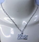 Silver Chain with Zircon Love Locket / Necklace specially gift for Girls / Boys - Image 2