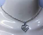 Silver Chain with Love Heart Locket / Necklace specially gift for Girls / Boys