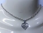 Silver Chain with Love Heart Locket / Necklace specially gift for Girls / Boys - Image 2
