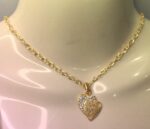 Alloy Golden Chain with double Heart Locket / Necklace specially gift for Girls / Women - Image 7