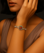 New Fashion Alloy Silver Zircon Bracelet For Girls, Women