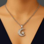 New Alloy Golden Chain with Zircon Locket / Necklace for Girls,Men (Six Color Abailable) - Image 3