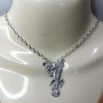 New Alloy Silver Chain with Zircon Eagle Locket / Necklace specially gift for Boys /Girls/ Women/Men