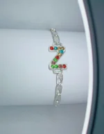 Stylish Alloy Silver Z Zircon Bracelet / Watch For Girls/Boys