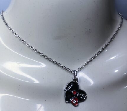 Silver Chain with Heart Love Locket Necklace Specially gift for Girls / women / boys