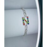 New Stylish Silver Alloy N Zircon Bracelet For Girl,s / Boy,s