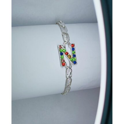 New Stylish Silver Alloy N Zircon Bracelet For Girl,s / Boy,s