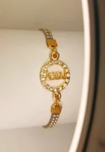 New Fashion Gold Design Love Zircon / Bracelet For Girl,s - Image 2