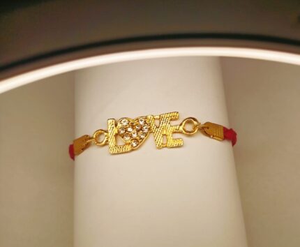 New Fashion Gold Heart Love Zircon Leather / Bracelet For Girl,s