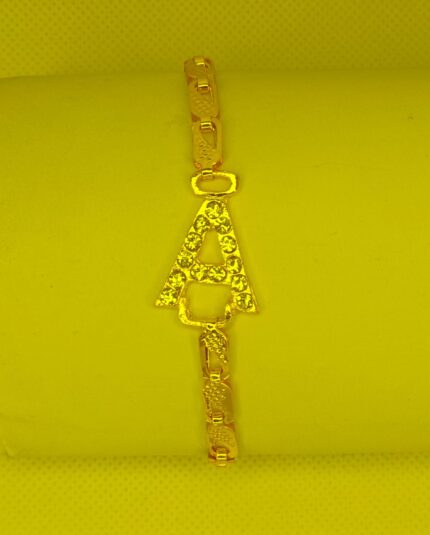 New Fashion Alloy Golden Color A to Z Alphabet Bracelet / Watch For Girls / Women