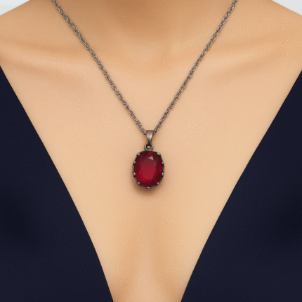 New Silver Chain with Zircon Locket/Necklace Specially gift for Girls/women/men