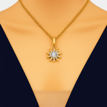 New Golden Alloy Chain with Locket/Necklace Specially Gift for Girls/women