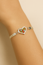 New Fashion Silver Design Heart Zircon Bracelet for Girls, Women