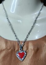 Silver Chain with Heart Locket Necklace Specially gift for Girls Boys Women - Image 5
