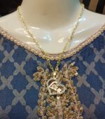 New Golden Alloy Chain with Love Heart Locket/Necklace Specially Gift for Girls/Women - Image 2