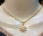 New Golden Alloy Chain with Locket/Necklace Specially Gift for Girls/women - Image 2