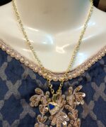 New Golden Alloy Chain with Heart Locket/Necklace/Pendants specially gift for Girls/women - Image 2