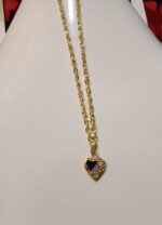 New Golden Alloy Chain with Heart Locket/Necklace/Pendants specially gift for Girls/women - Image 4
