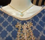 New Golden Alloy Chain with Heart Locket/Necklace/Pendants Specially Gift for Girls/women - Image 3