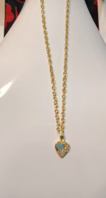 New Golden Alloy Chain with Heart Locket/Necklace/Pendants Specially Gift for Girls/women - Image 7
