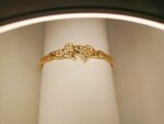 New Premium Gold Alloy Heart Zircon Bracelet / Watch For Girls, Women