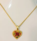 New Fashion Alloy Golden Chain with Zircon Locket/Necklace/Pendants for Girls - Image 7
