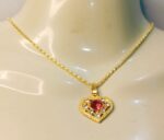 New Fashion Alloy Golden Chain with Zircon Locket/Necklace/Pendants for Girls/Women - Image 3