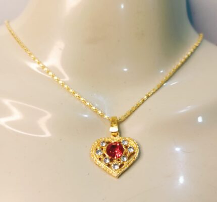 New Fashion Alloy Golden Chain with Zircon Locket/Necklace/Pendants for Girls/Women