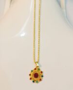 New Fashion Alloy Golden Chain with Zircon Locket/Necklace/Pendants for Girls/Women - Image 5