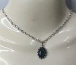 New Silver Chain with Black Zircon Locket/Necklace Specially gift for Girls/women/boys/men - Image 4