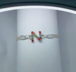 New Stylish Silver Alloy N Zircon Bracelet For Girl,s / Boy,s - Image 2