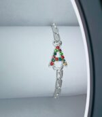 Stylish Alloy Silver A Zircon Bracelet / Watch For Girls / Boys