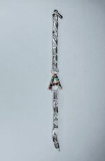 Stylish Alloy Silver A Zircon Bracelet / Watch For Girls / Boys - Image 3