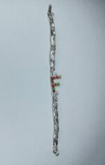 Stylish Silver Alloy F Zircon Bracelet For Girls, Women, men - Image 2