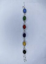 New Silver Premium Multi Natural Stone Bracelet / Watch For Girls - Image 6