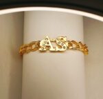 New Golden Heavy Imported Chain AS Alphabet Bracelet / Watch For Boy,s/Girl,s