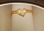 New Fashion Stone Heart Love and Golden Chain Bracelet / Watch for Girls,Women - Image 2