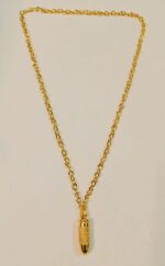 New Fashion Alloy Golden Chain with Locket / Necklace specially gift for Girls / women / men - Image 2