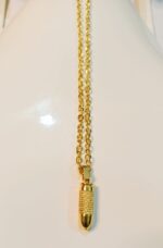 New Fashion Alloy Golden Chain with Locket / Necklace specially gift for Girls / women / men - Image 3