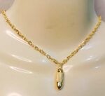 New Fashion Alloy Golden Chain with Locket / Necklace specially gift for Girls / women / men - Image 5