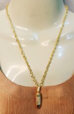 New Fashion Alloy Golden Chain with Locket / Necklace specially gift for Girls / women / men - Image 7
