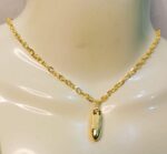 New Fashion Alloy Golden Chain with Locket / Necklace specially gift for Girls / women / men - Image 6
