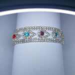 Luxury Silver Plated Zircon Bracelet for Girls / Women - Gift for Your Love Ones