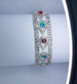 Luxury Silver Plated Zircon Bracelet for Girls / Women - Gift for Your Love Ones - Image 4